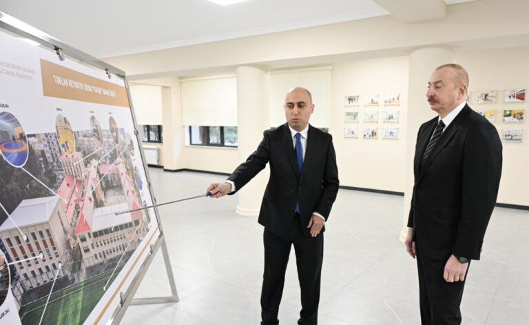 İlham Əliyev “Vətən” İdman Liseyində – FOTOLAR