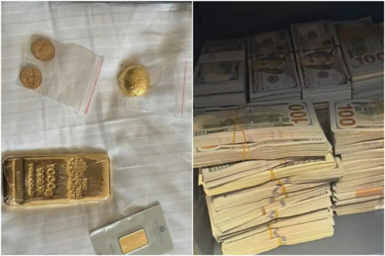 Gürcüstanın sabiq yüksək vəzifəli şəxslərinin evlərindən 7 milyon dollardan çox pul müsadirə edilib