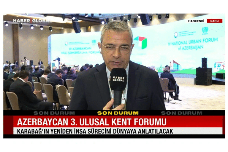 “Haber Global”: Azərbaycan Qarabağdakı yenidənqurma təcrübəsini beynəlxalq ictimaiyyətlə bölüşür