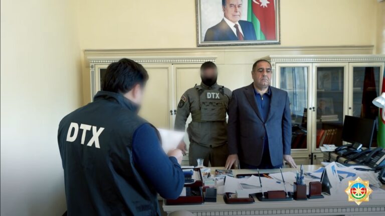 DTX həbs olunan icra başçısının görünülərini YAYDI