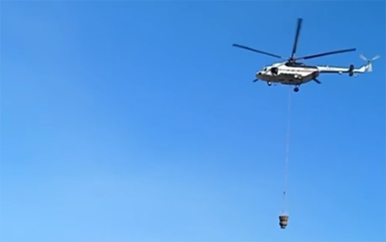 Laçın və Kəlbəcərdəki yanğınlara helikopterlər cəlb olundu – Video