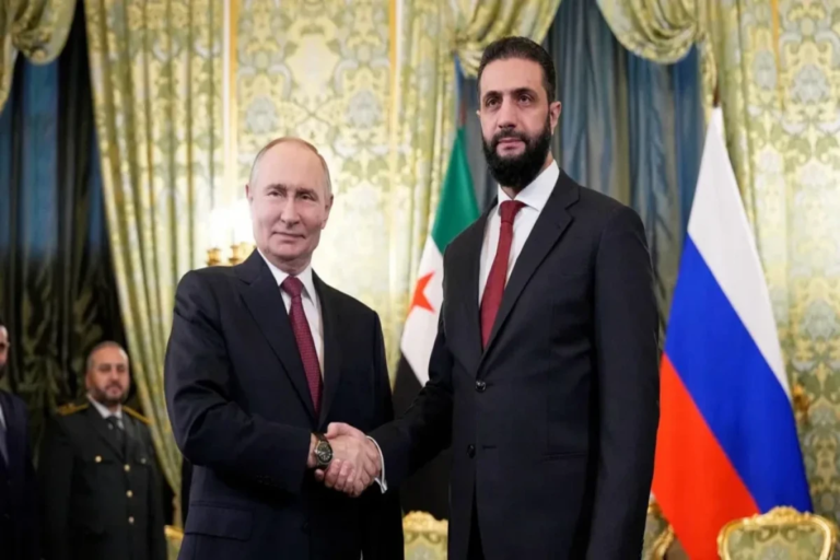 Putindən əl-Şaraaya: Suriyanın ərazi bütövlüyünü bərpa etmək səylərinizi dəstəkləyirik
