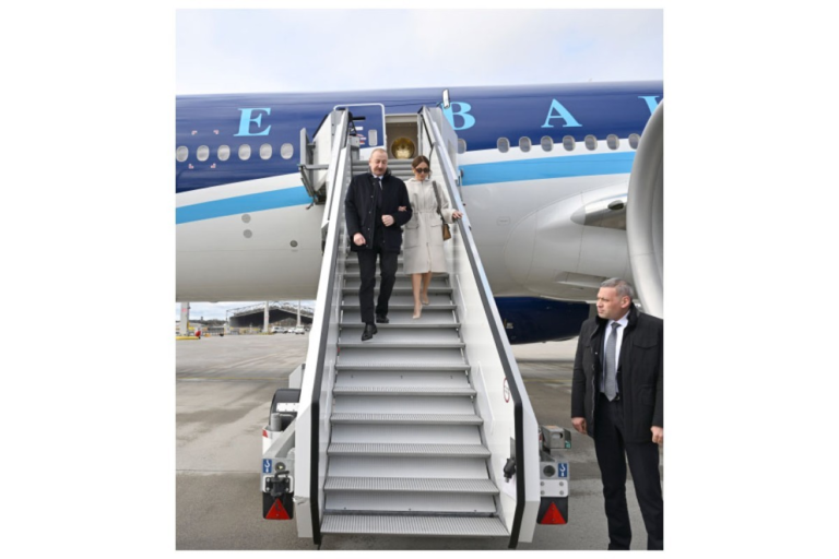 Prezident İlham Əliyev Almaniyaya səfərə gedib