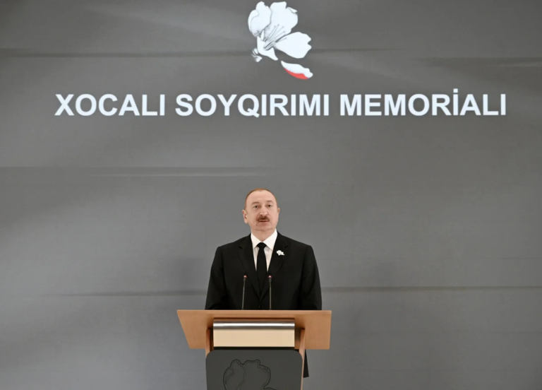 İlham Əliyev: Xocalı soyqırımını törədən cinayətkarlar məhkəmə qarşısında cavab verdilər