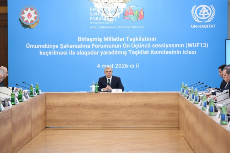 Təşkilat Komitəsinin növbəti iclasında WUF13-ə hazırlıq məsələlərinə dair məruzələr dinlənilib