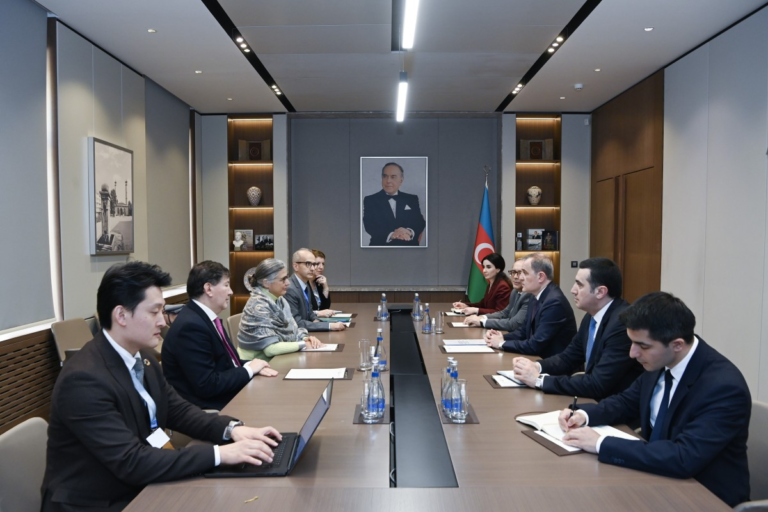 Ceyhun Bayramov BMT-nin Məskunlaşma Proqramının icraçı direktoru ilə görüşüb