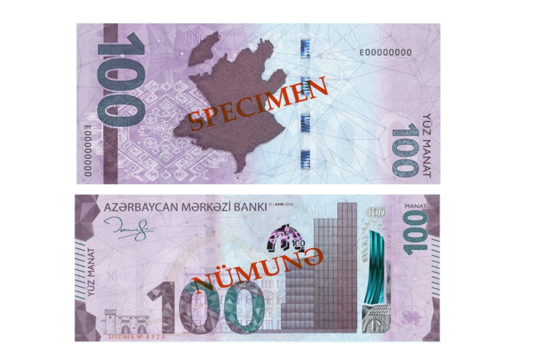 Azərbaycanda 100 manatlıq əskinazlar yenilənir