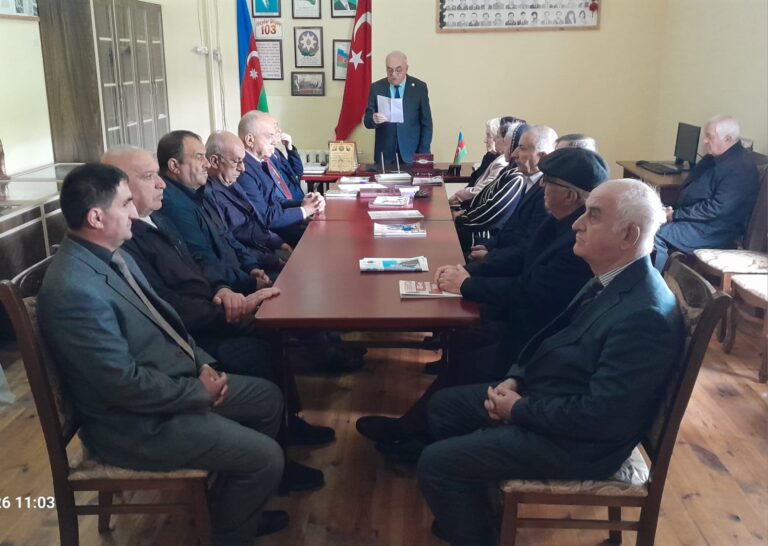 Şəkidə Veteranlar Ulu Öndər Heydər Əliyevin əziz xatirəsini ehtiramla anıblar