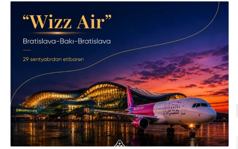 “Wizz Air” Bakı ilə Bratislava arasında birbaşa uçuşlara başlayır